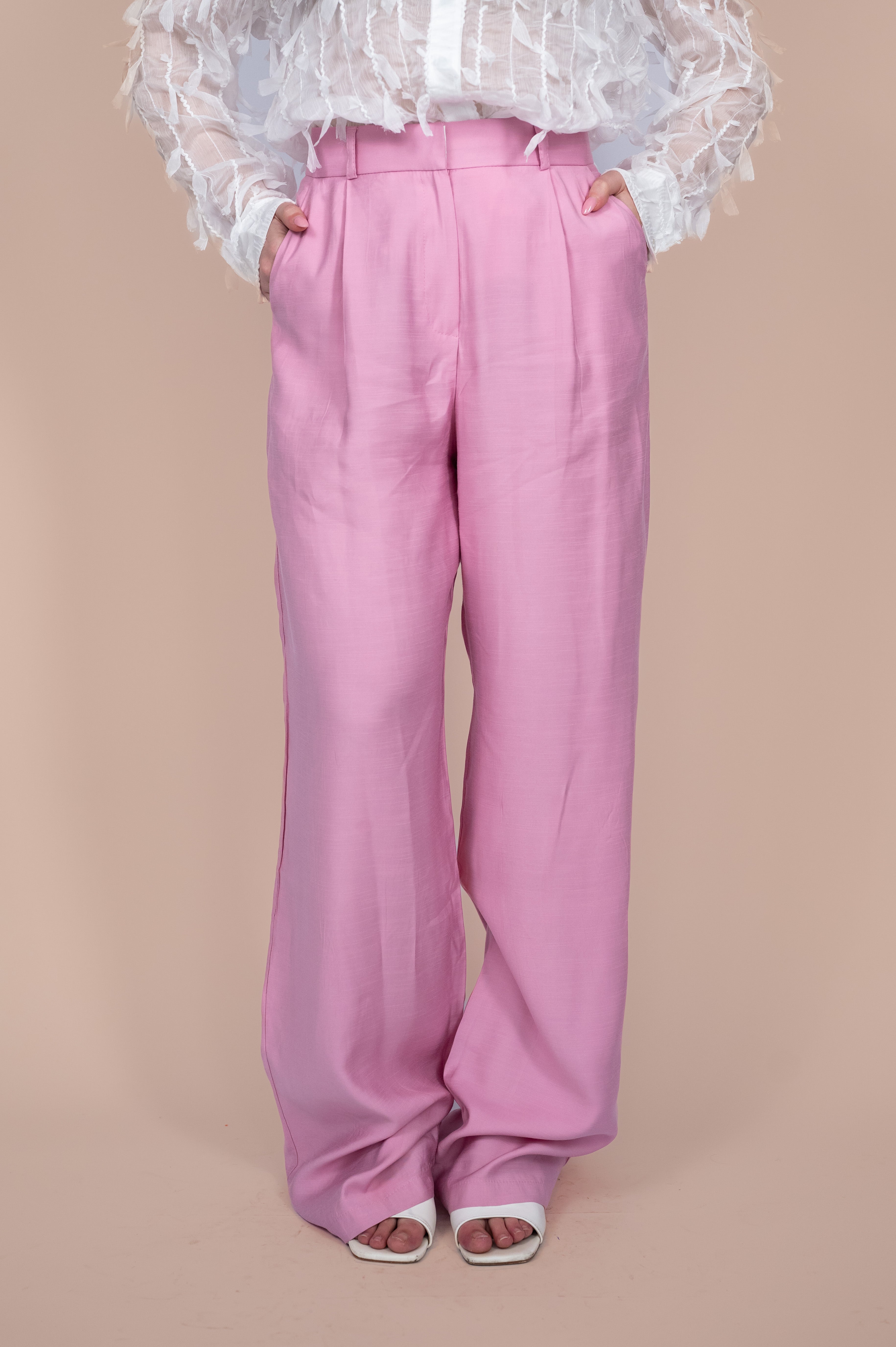 Blush Linen Pants