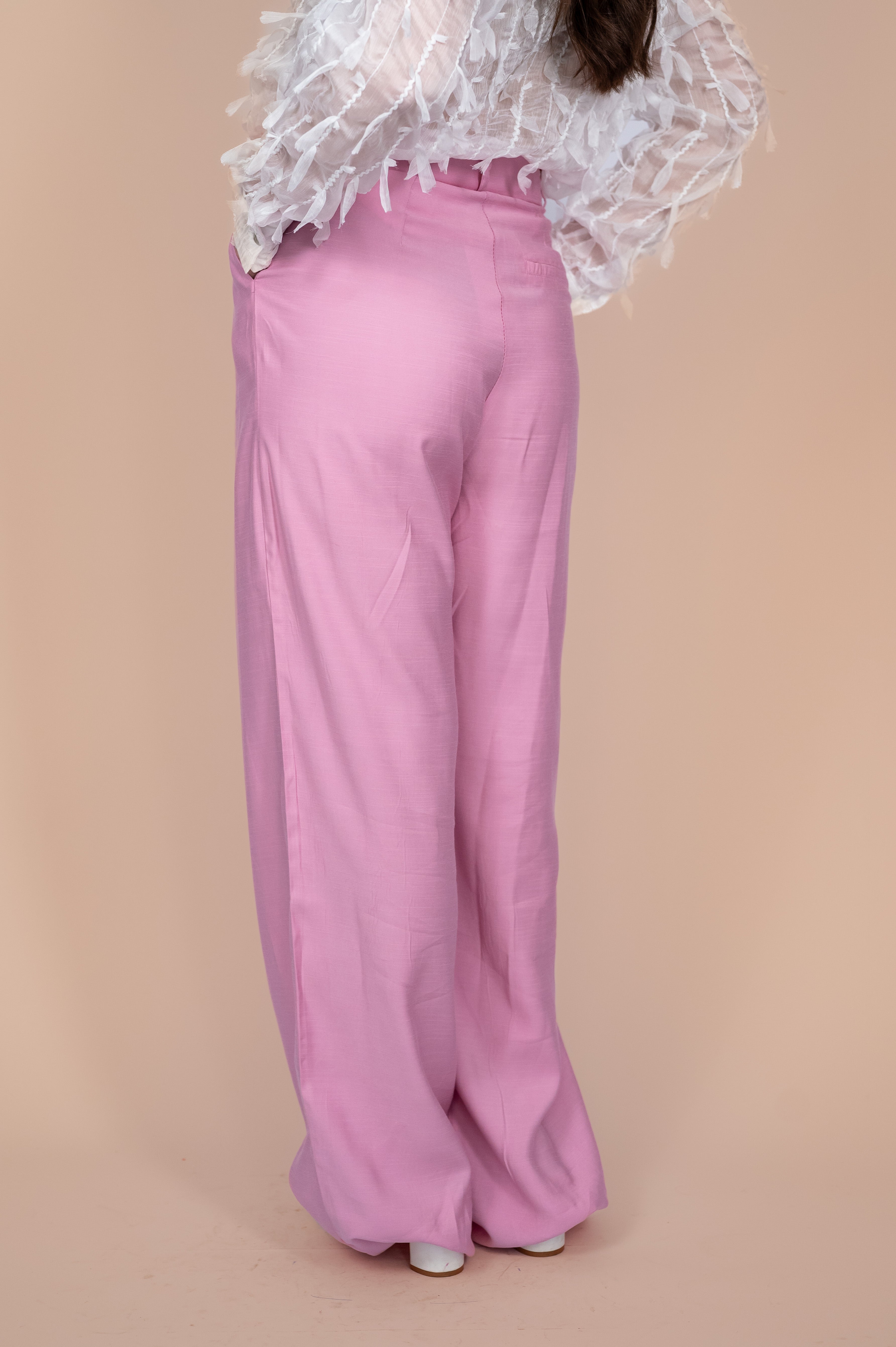 Blush Linen Pants