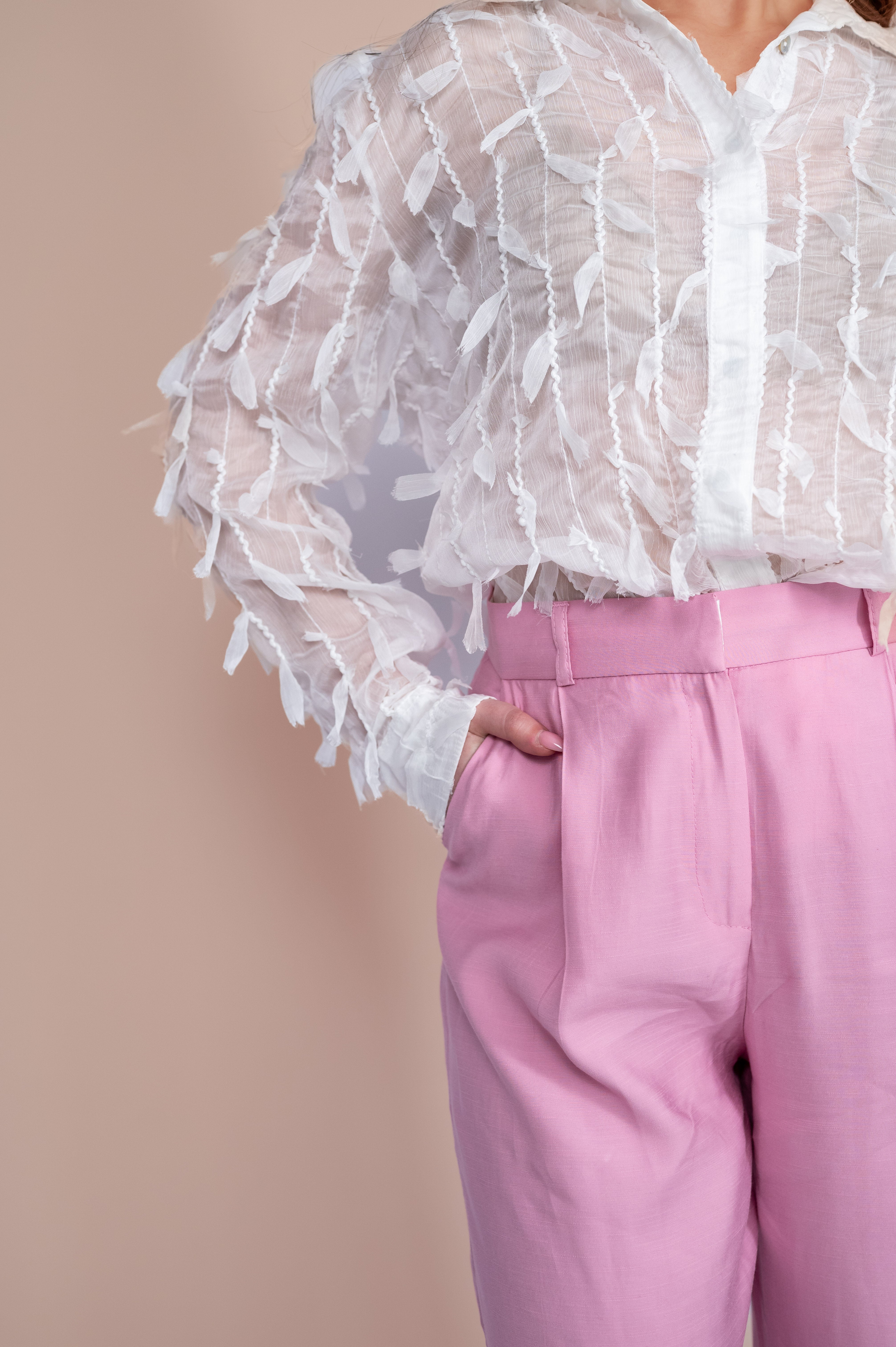 Blush Linen Pants